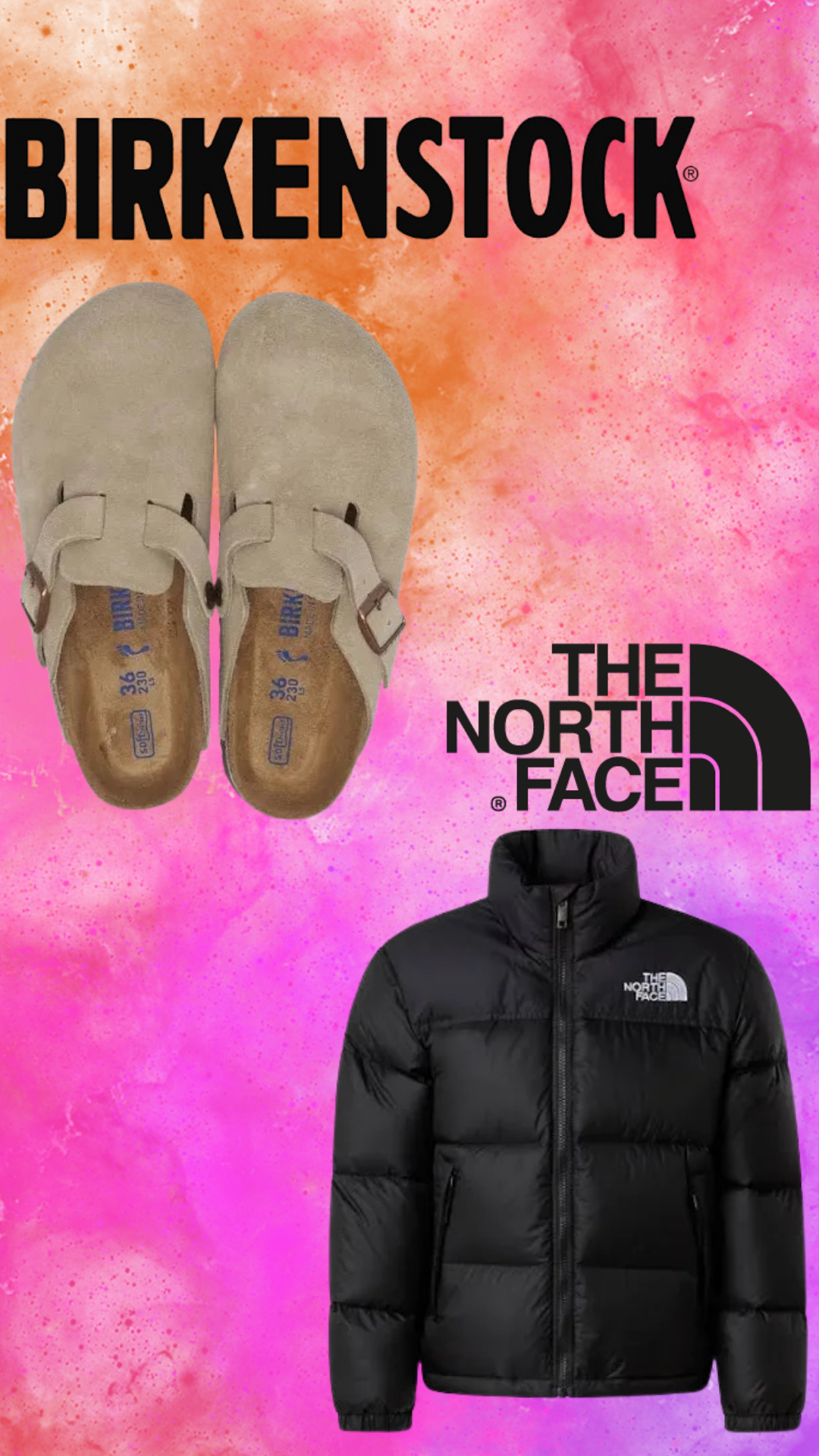 Birckenstock/ North Face supplier